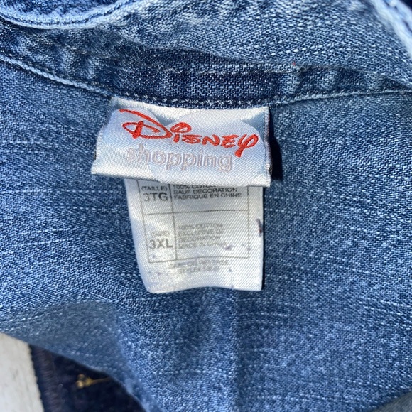 Vintage Tinker Bell Disney Denim Shirt - Picture 2 of 2